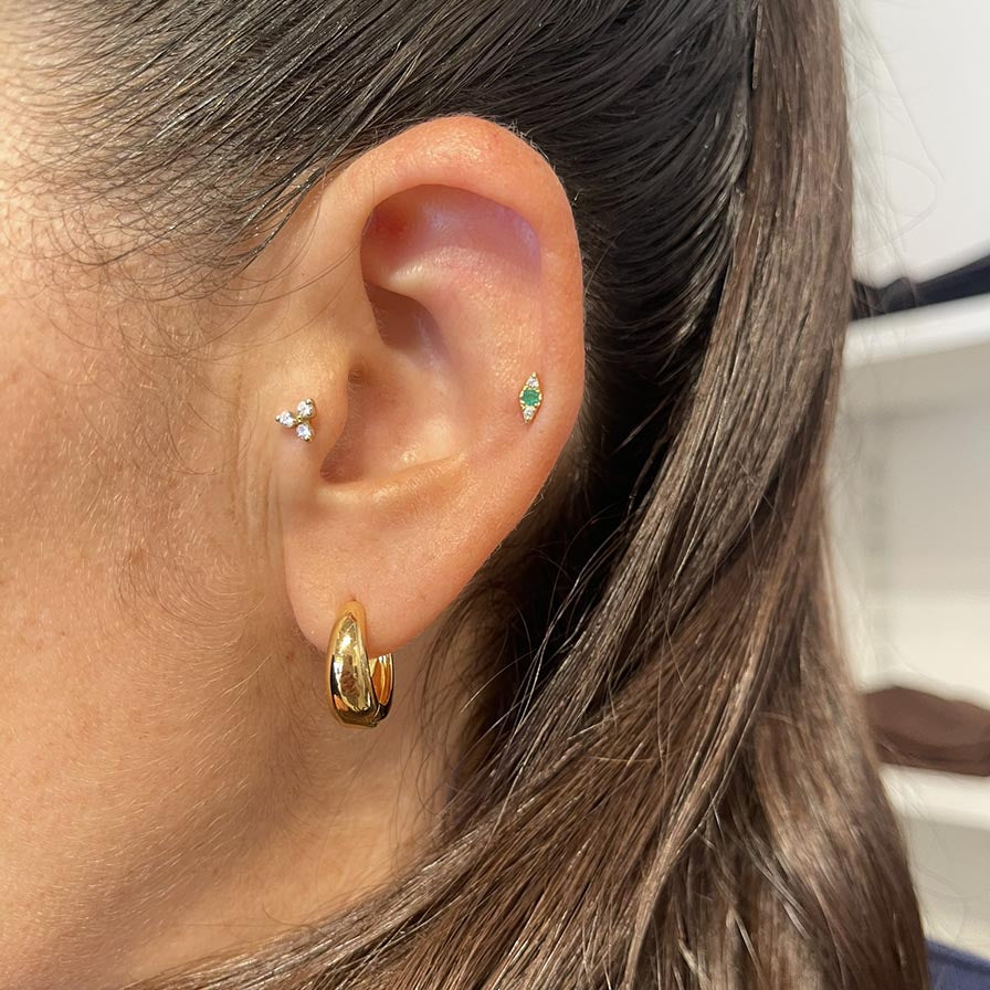 Gold Chunky and Bold Hoop Earrings
