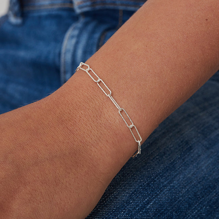 Sterling Silver chain bracelet