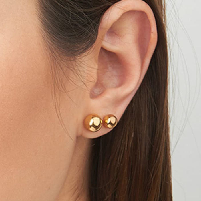 Gold Stud Earrings
