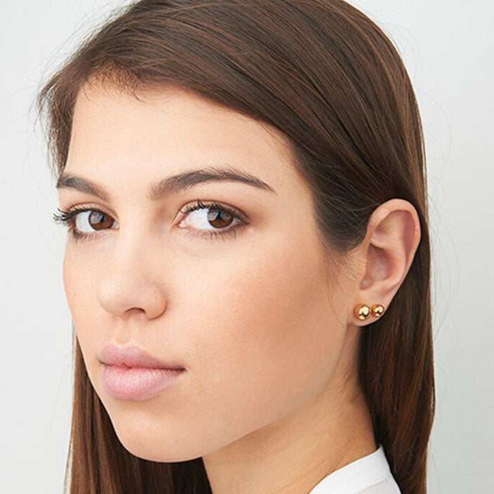 Gold Stud Earrings