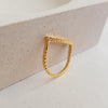 Delicate Gold Bar Ring