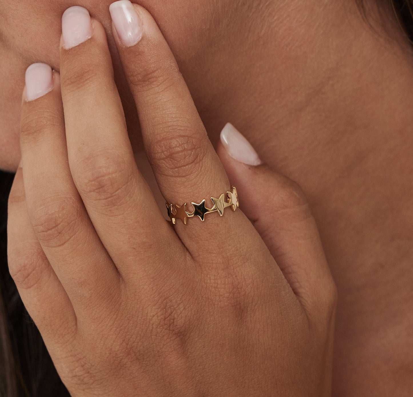 Adjustable Stars Ring - HLcollection - Handmade Gold and Silver Jewelry