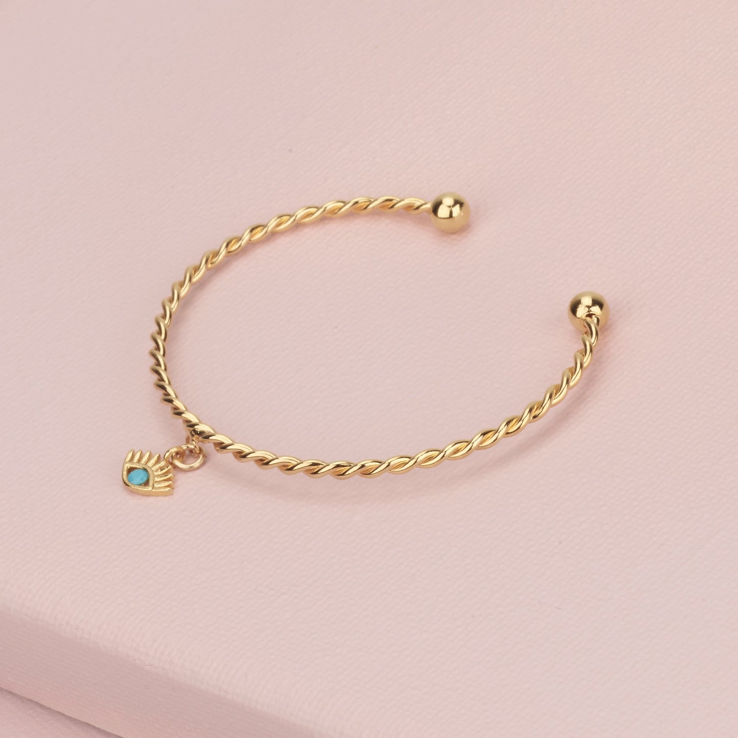 Evil Eye Gold Bracelet - HLcollection - Handmade Gold and Silver Jewelry