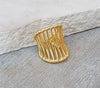 Gold Statement Ring - HLcollection - Handmade Gold and Silver Jewelry