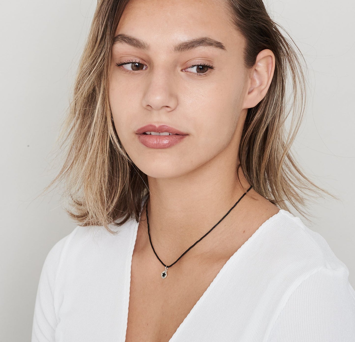 Silver Star Necklace - HLcollection - Handmade Gold and Silver Jewelry