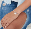 Sterling Silver Heart Bracelet - HLcollection - Handmade Gold and Silver Jewelry