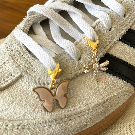 Shoe Charms For Laces in Gold