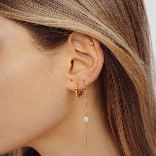Pearl Ear Threader Earrings