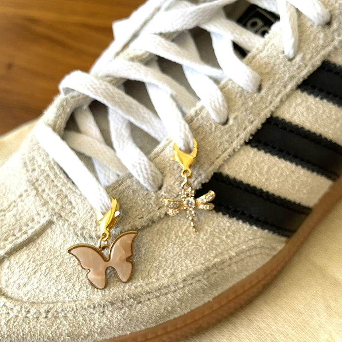 Shoe Charms For Laces in Gold