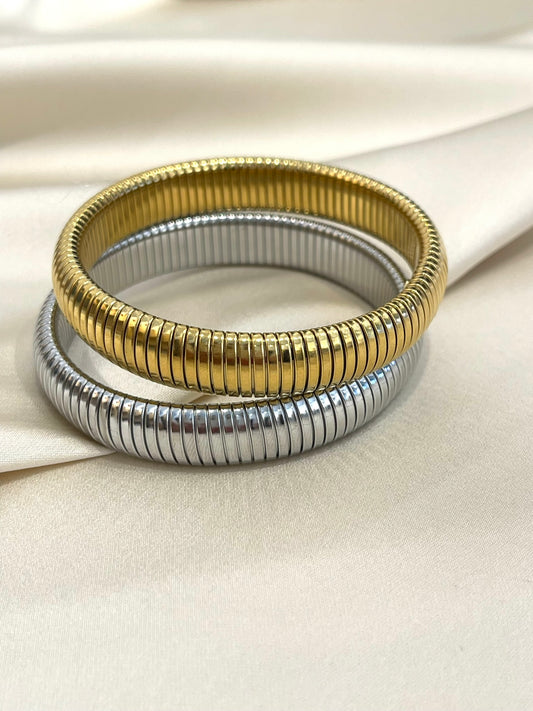 Gold Elastic Bangle