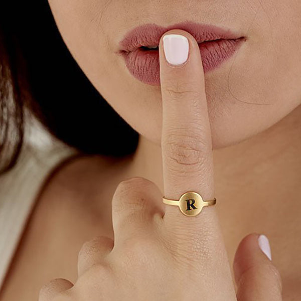 ShipJewel R P Letter ring 14kt Diamond Yellow Gold ring Price in India -  Buy ShipJewel R P Letter ring 14kt Diamond Yellow Gold ring online at  Flipkart.com