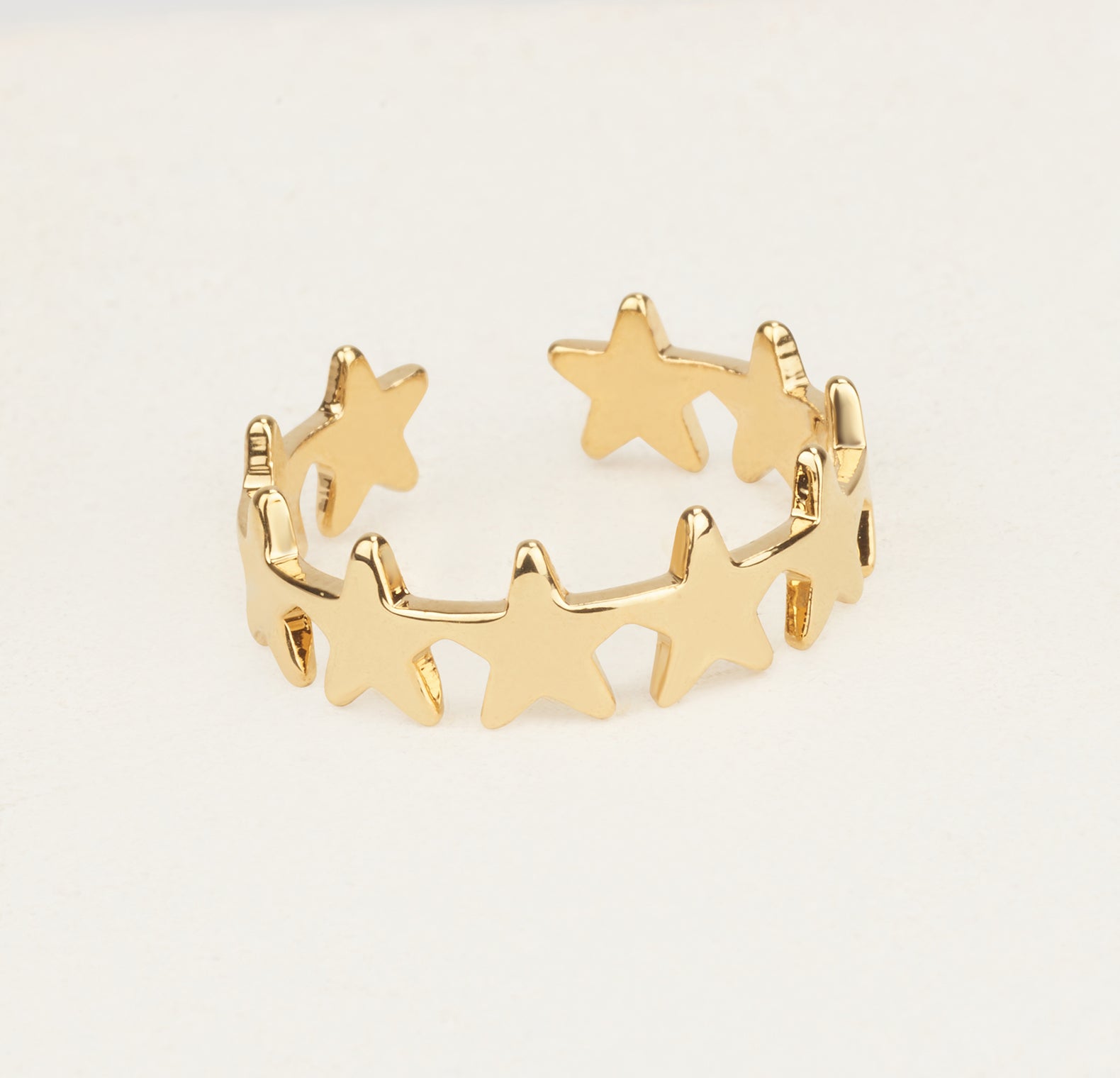 Star Rings With Triangle Design RINGS – HLcollection - Handmade Gold and Silver Jewelry