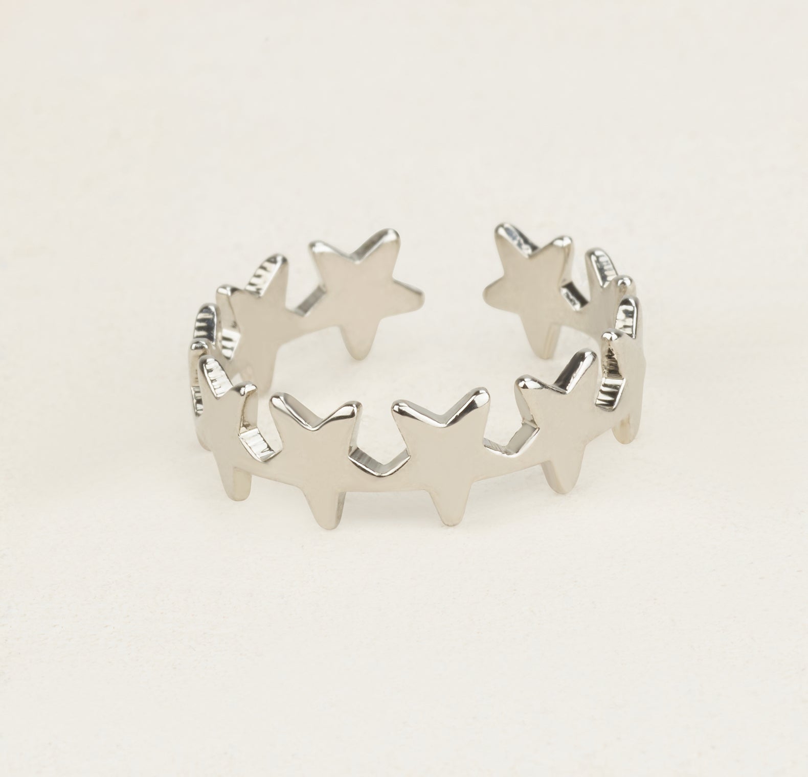 Adjustable Stars Ring - HLcollection - Handmade Gold and Silver Jewelry