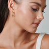 Chain Hoop Earrings - HLcollection - Handmade Gold and Silver Jewelry