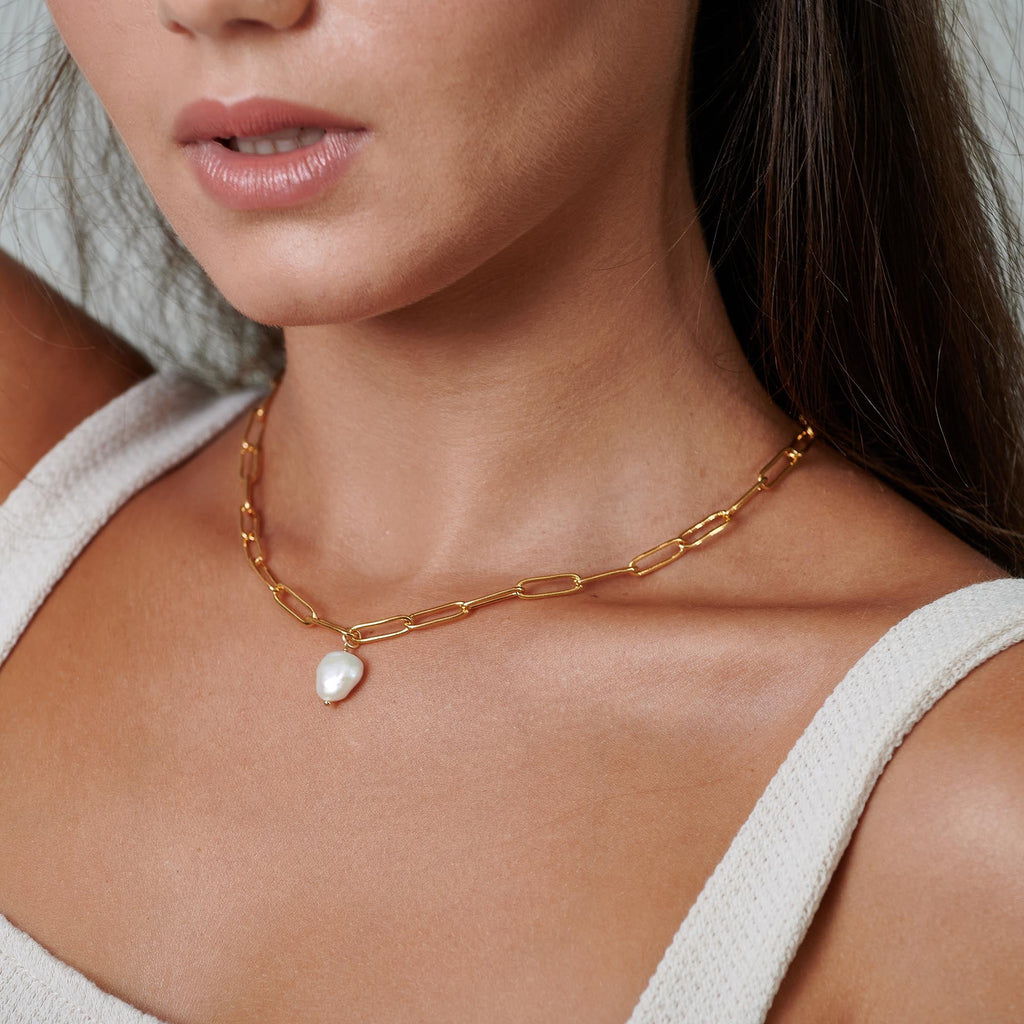 GOLD CHUNKY CHAIN CHOKER NECKLACE™ – Shop Z Jewelry
