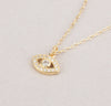 Dainty CZ Evil Eye Necklace - HLcollection - Handmade Gold and Silver Jewelry