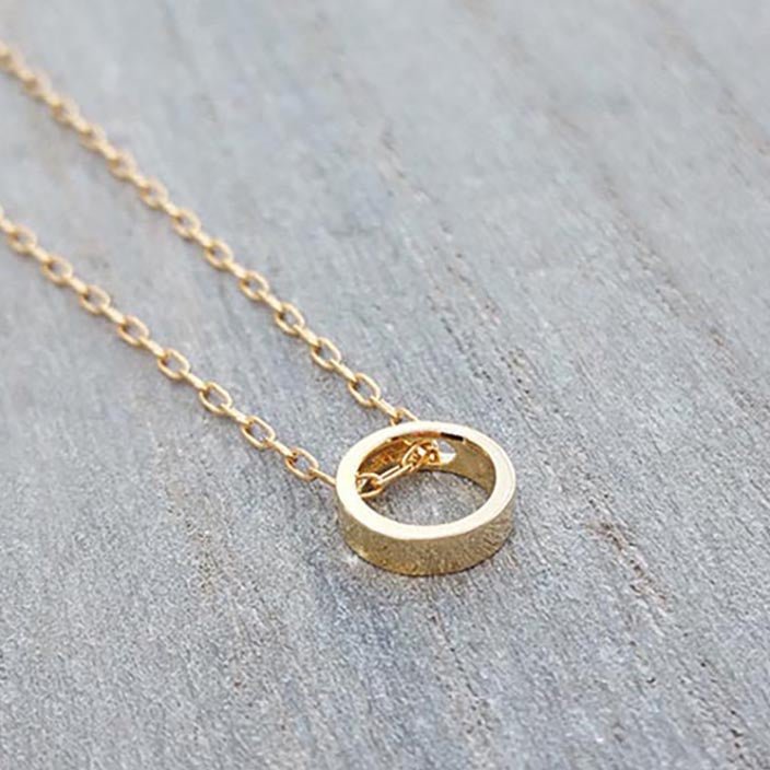 Eternity Necklace - HLcollection - Handmade Gold and Silver Jewelry