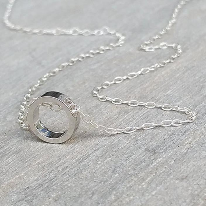 Eternity Necklace - HLcollection - Handmade Gold and Silver Jewelry