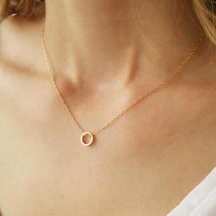 Eternity Necklace - HLcollection - Handmade Gold and Silver Jewelry