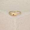 Evil Eye Adjustable Gold Ring - HLcollection - Handmade Gold and Silver Jewelry
