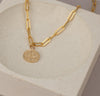 Gold Compass Necklace - HLcollection - Handmade Gold and Silver Jewelry