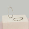 Gold Filled Teardrop Hoop Earrings - HLcollection - Handmade Gold and Silver Jewelry