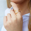 Gold Infinity Ring - HLcollection - Handmade Gold and Silver Jewelry