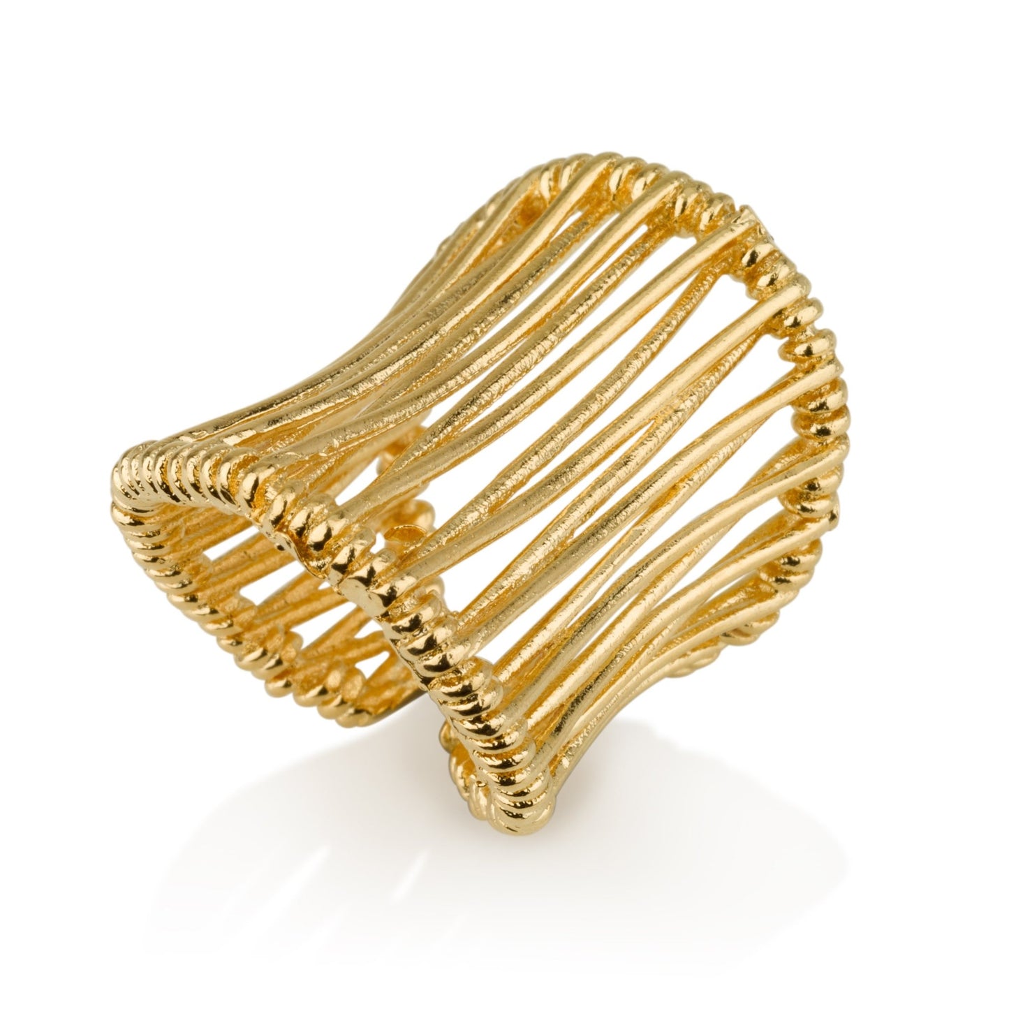 Gold Statement Ring - HLcollection - Handmade Gold and Silver Jewelry