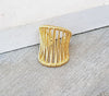 Gold Statement Ring - HLcollection - Handmade Gold and Silver Jewelry