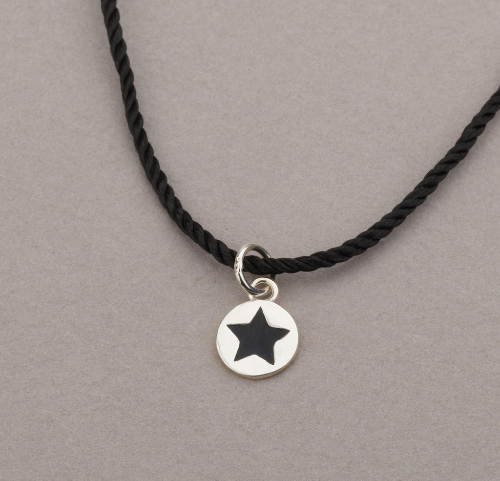 Silver Star Necklace - HLcollection - Handmade Gold and Silver Jewelry