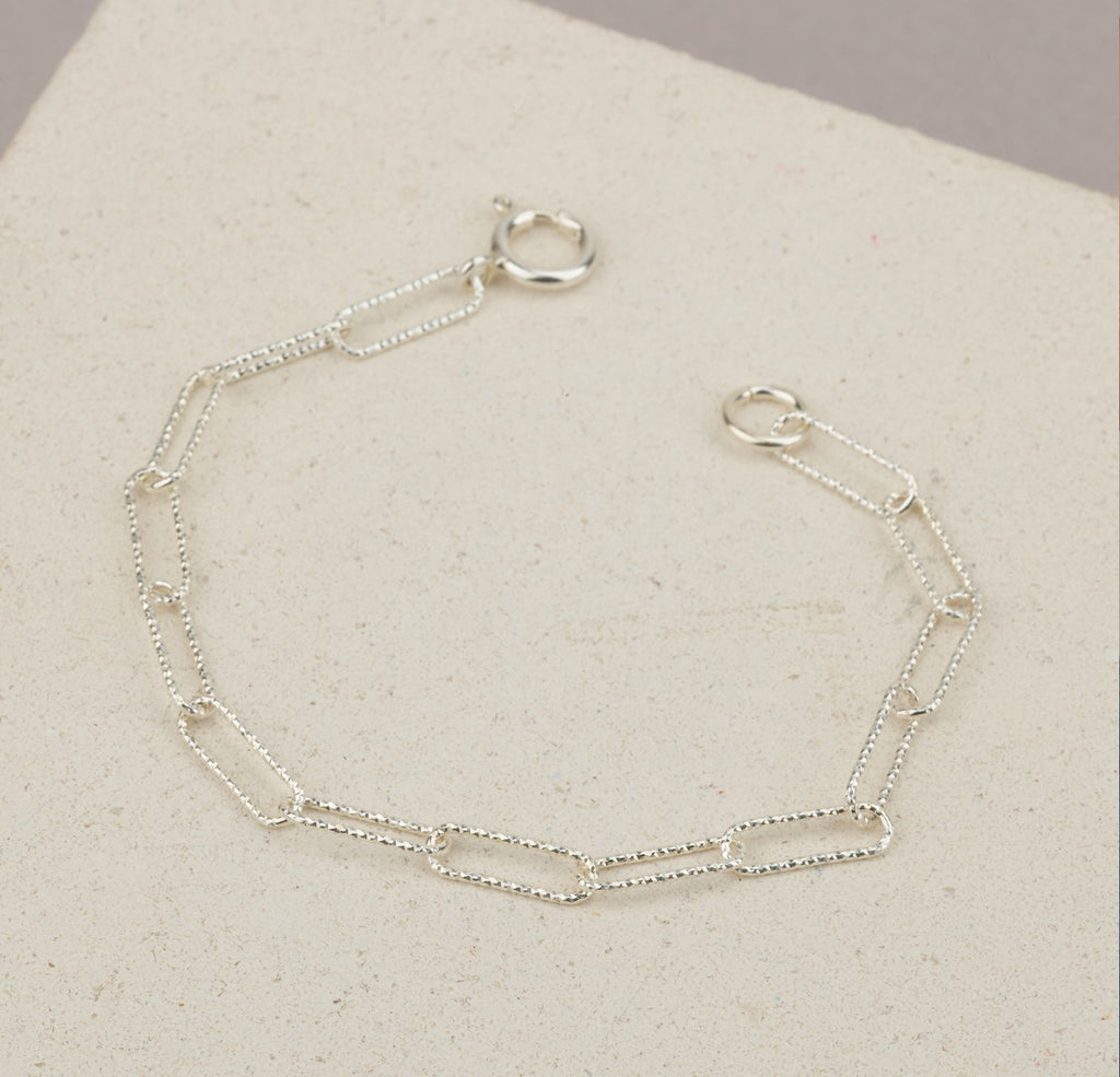 Sterling Silver chain bracelet - HLcollection - Handmade Gold and Silver Jewelry