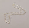 Sterling Silver Chunky Chain Necklace - HLcollection - Handmade Gold and Silver Jewelry