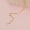 Tiny Diamond Gold Necklace - HLcollection - Handmade Gold and Silver Jewelry